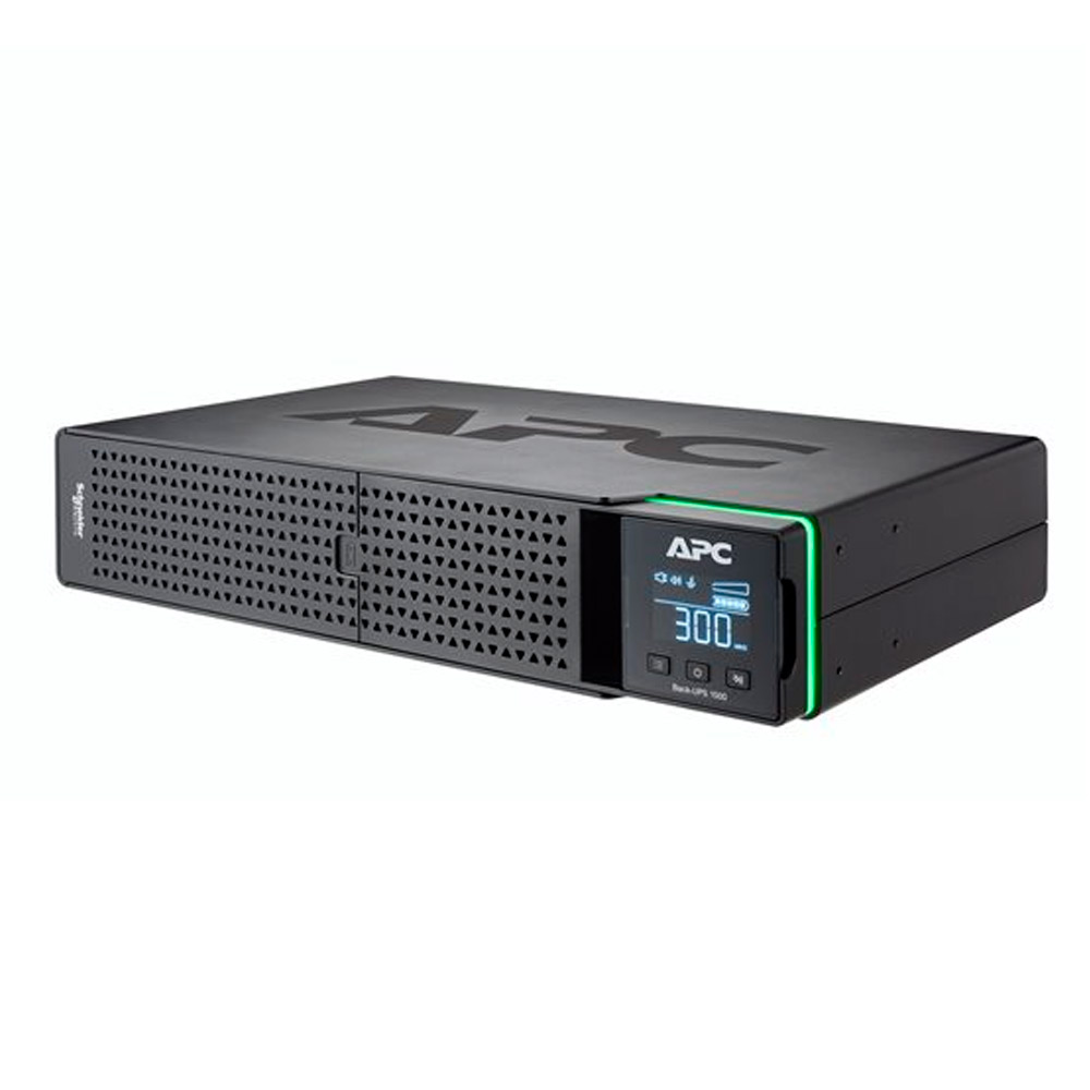 UPS APC BR1500RM2U - Battery backup - Line interactive - 900 Watt - 1500 VA - AC 120 V - LCD AVR