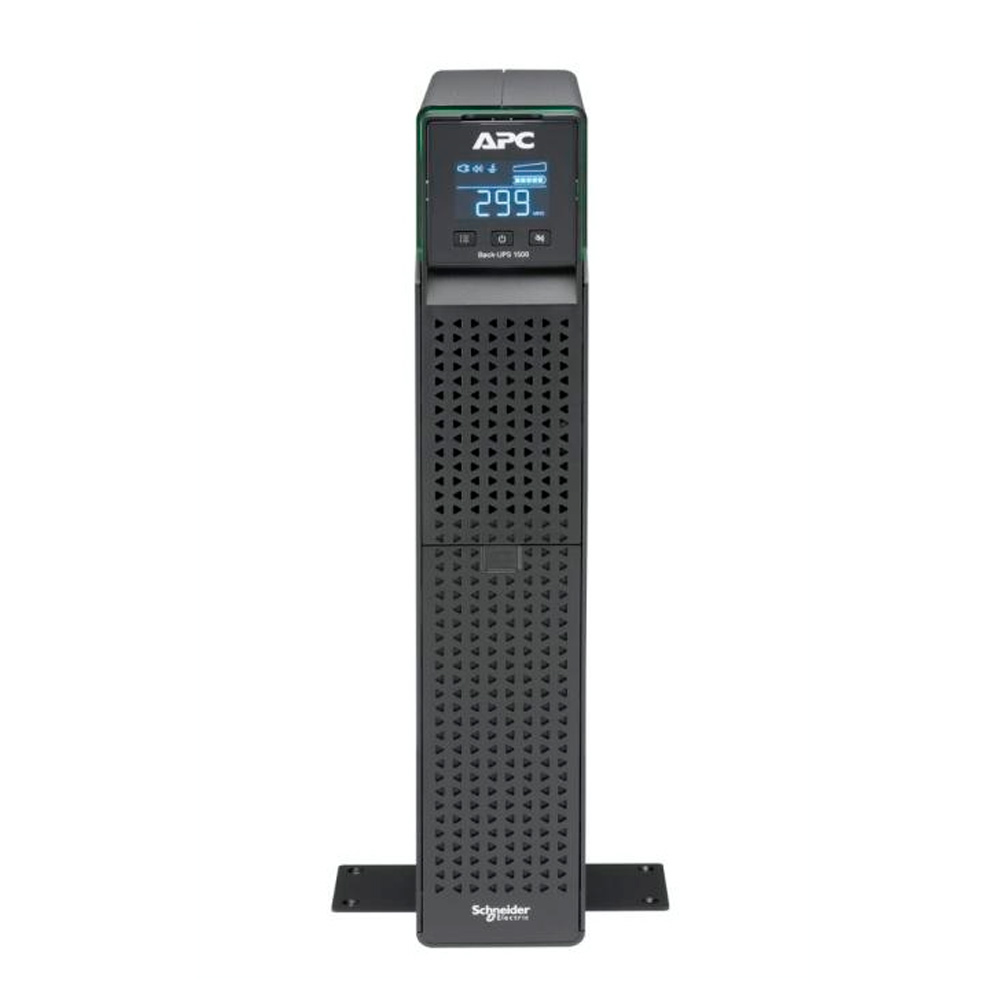 UPS APC BR1500RM2U - Battery backup - Line interactive - 900 Watt - 1500 VA - AC 120 V - LCD AVR