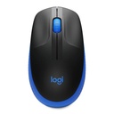 Mouse Logitech Wireless-óptico M190 color azul