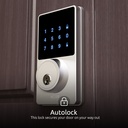 Cerradura de puerta inteligente Nexxt  Negro