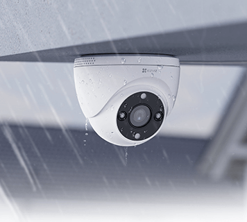 Cámara de seguridad EZVIZ H4 estilo domo para el hogar Color blanco