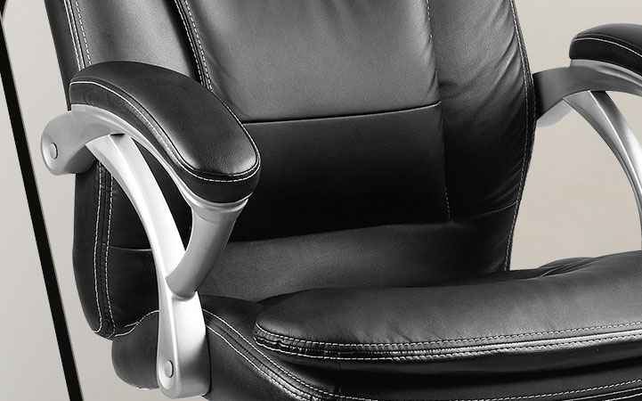 Silla Xtech Ejecutiva con Reposabrazos de Piel Sintética Negro