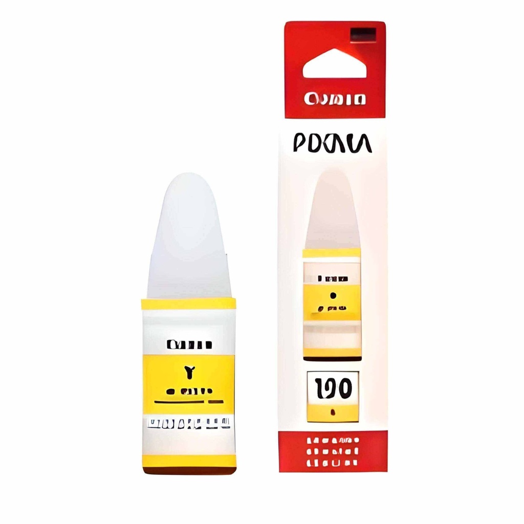 Tinta Canon amarillo (GI-190Y) de 70 ml para PIXMA G1100, G2100, G3100, G4100
