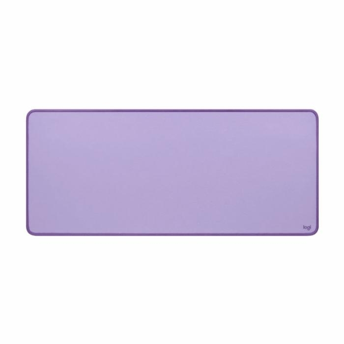 Teclado y alfombrilla de ratón Logitech Studio Series - base de goma antideslizante, fácil deslizamiento, superficie resistente a salpicaduras - lavanda