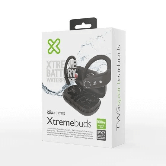 Auriculares Klip Xtreme Wireless 26Hrs Hybrid ANC Black