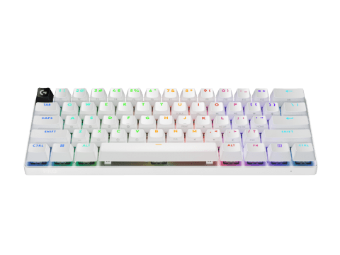 Teclado Gaming Logitech PRO X60 Táctil, Inalámbrico, Color Blanco