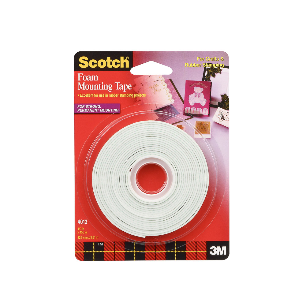 CINTA ADHESIVA SCOTCH 4013 MOUNTING 1/2″X 150″