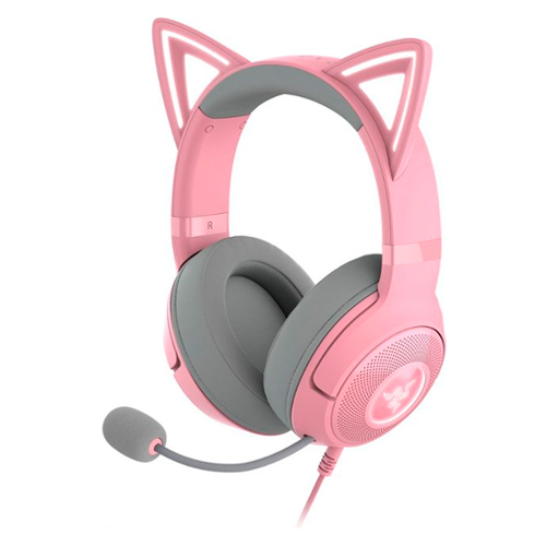 Razer - Audifonos - Kraken Kitty V2 USB Orejas de gatito