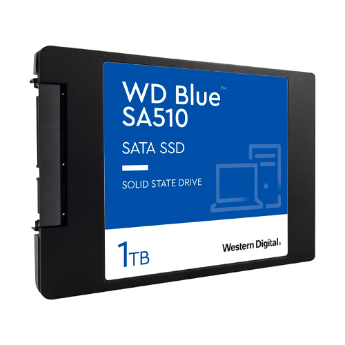 WD Blue SA510 WDS100T3B0A - SSD - 1 TB - interno - 2.5&quot; - SATA 6Gb/s - azul