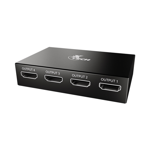 Xtech - HDMI Splitter - 1 Input to 4 Output XHA-420