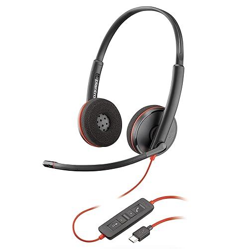 POLY - Headset - Wired - Blackwire 3220 Stereo USB-C He