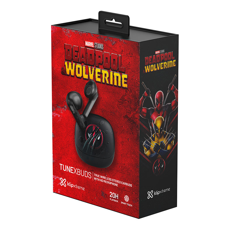 Auriculares Klip Xtreme Inalámbricos Deadpool&Wolverine