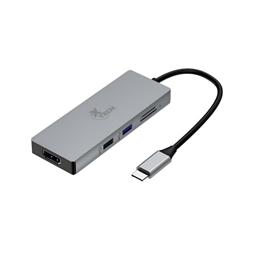 Hub Xtech 5 puertos - USB-C® 5-in-1 XTC-564