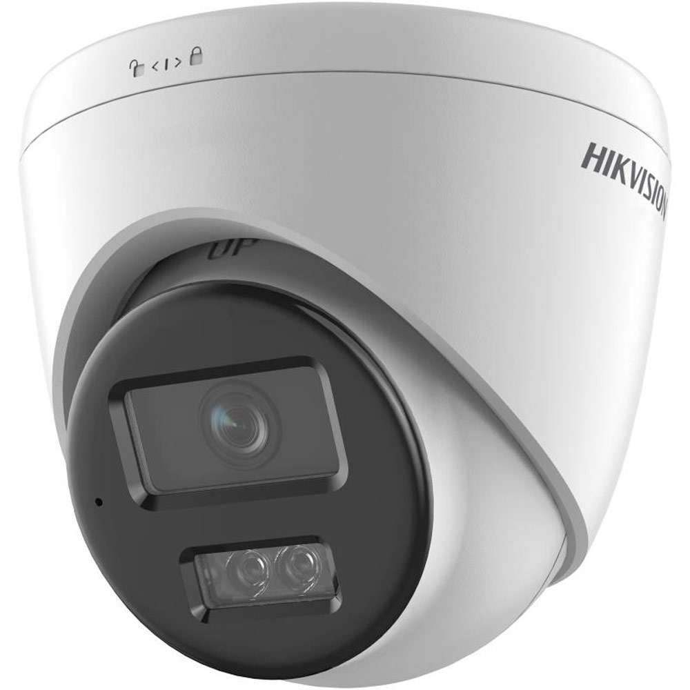 Cámara web Hikvision e torreta fija, ligera e inteligente, de 6 MP.