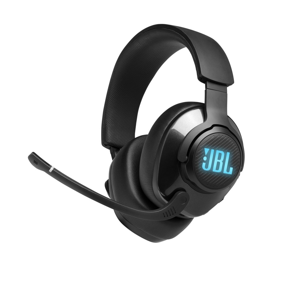 JBL Quantum 400 - Auricular - tamaño completo - cableado - conector de 3,5 mm, USB-A - negro