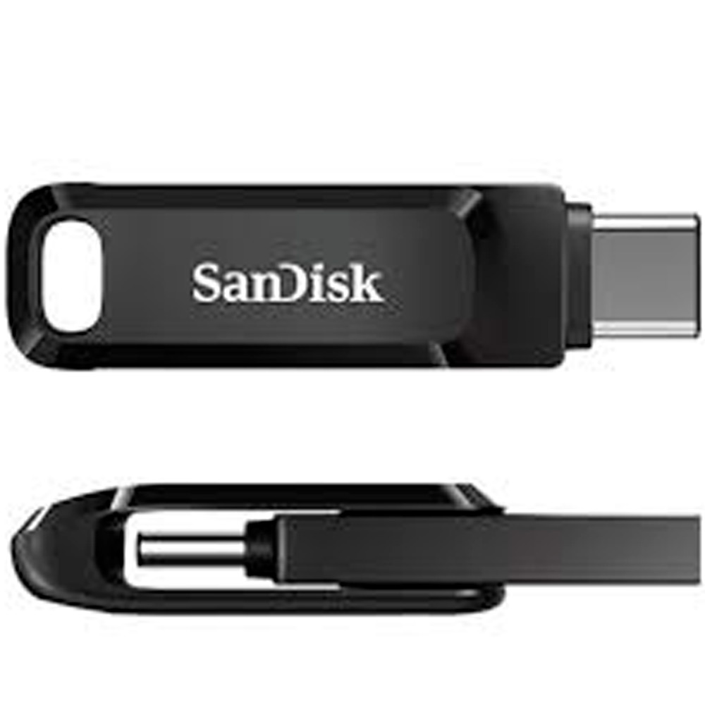 SanDisk - USB flash drive - 128 GB - USB 3.1 / USB-C