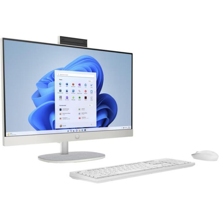 Computadora All in one HP - AMD Ryzen 5 7520U - 512 GB HDD - 23.8" - Windows 11 Home - white