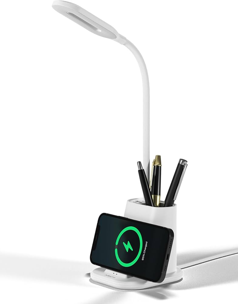 Xtech -Plataforma de carga inalámbrica-con lámpara LED de escritorio XTA-701