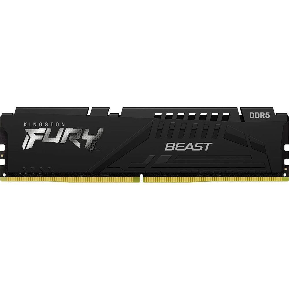 Kingston FURY Beast - DDR5 - módulo - 16 GB - DIMM de 288 contactos - 5600 MHz / PC5-44800 - CL40 - 1.25 V - sin búfer - on-die ECC - negro