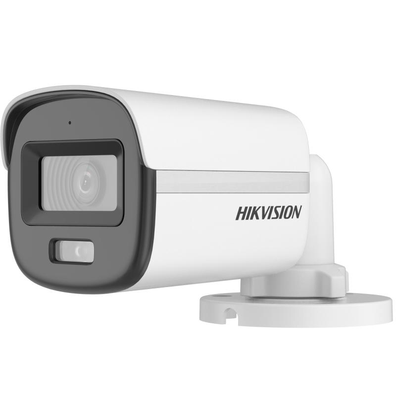 Hikvision ColorVu DS-2CE10KF0T-LPFS 2.8mm - surveillance camera - Fixed - Mini Bullet 