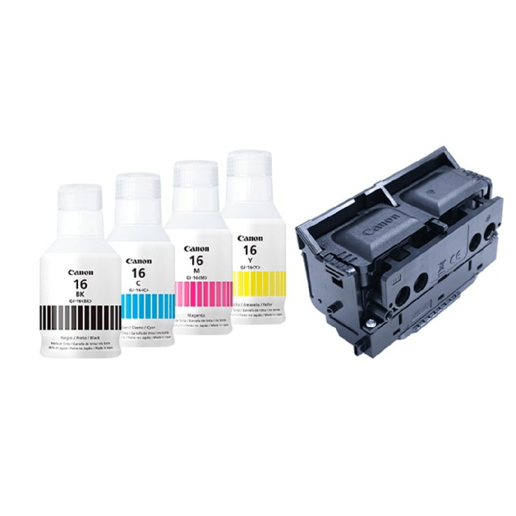 KIT DE CABEZAL CANON PH-S + GI-16 BKCMY PARA GX6010 GX7010