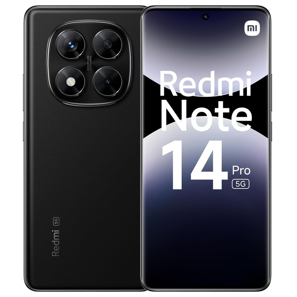 Xiaomi Redmi Note 14 Pro 5G - Smartphone - 5G - Android - 256 GB - Midnight black - Touch - US