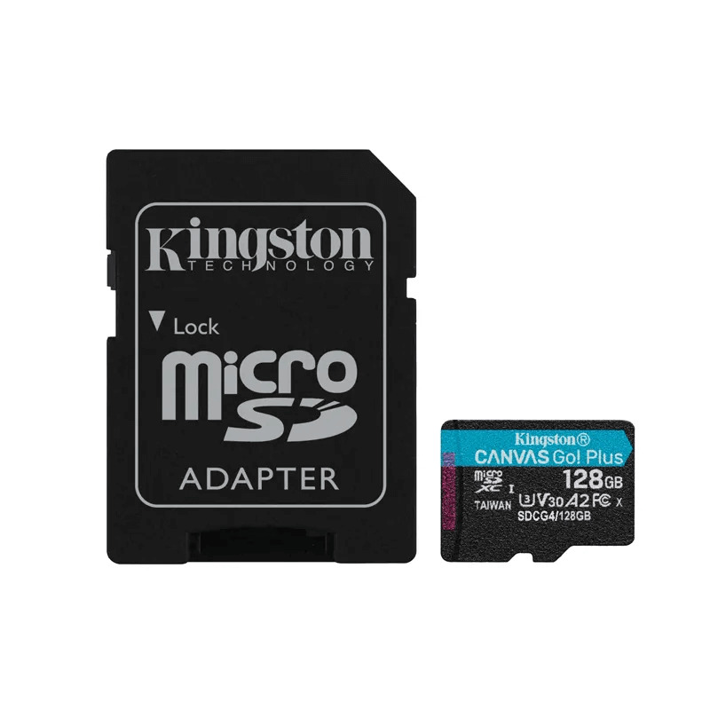 Kingston - Flash memory card - miniSDHC - V30 Card + Adapter