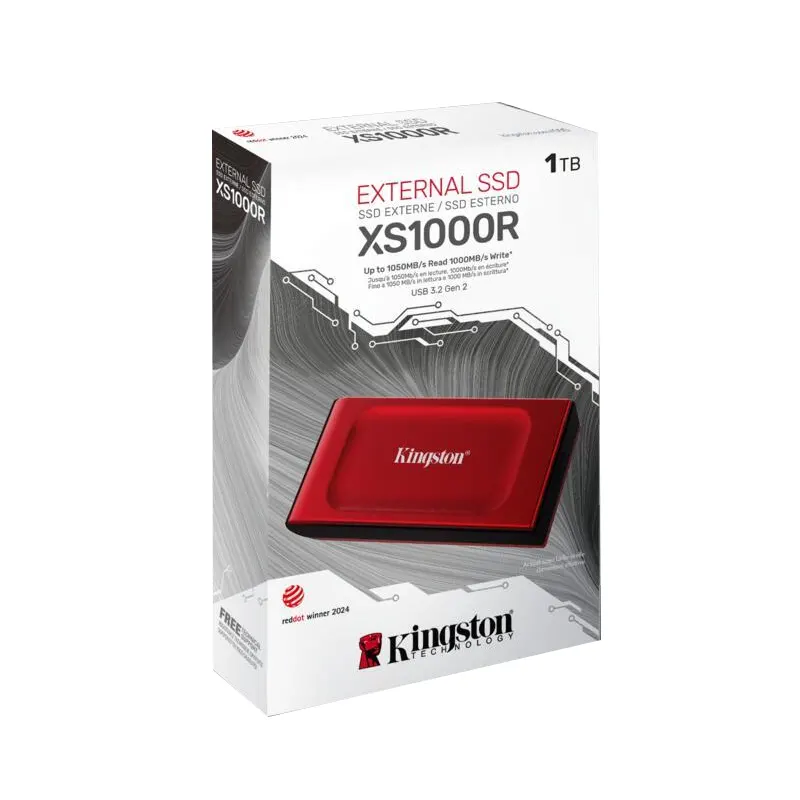 Kingston - disco duro externo - 1 TB - Solid state drive