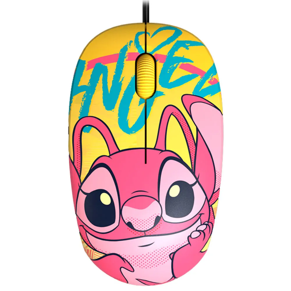Xtech - XTM-D406ST-YL - Mouse - USB - Wired - Disney Stich Yellow