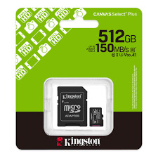 Kingston -tarjeta de memoria flash- microSDHC - 64GB microSDXC Canvas Select P
