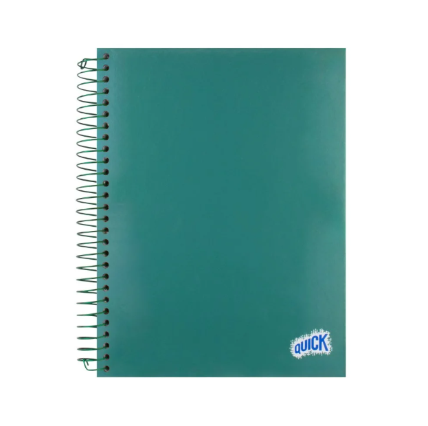CUADERNO CON ESPIRAL QUICK 150H TD 1/2 CTA METAL
