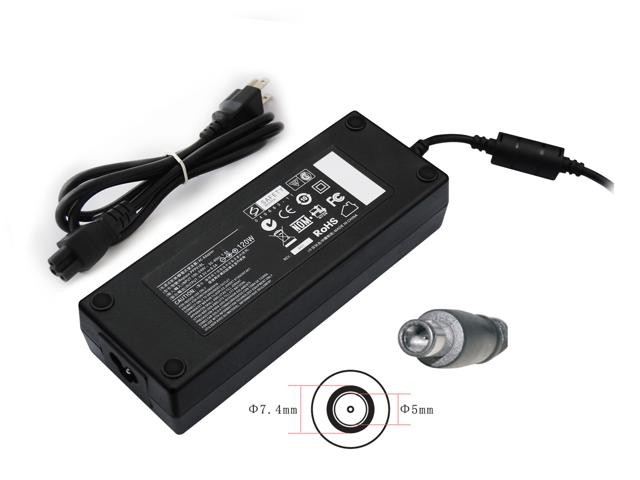 Cargador HP 120W 384023-002 PIN GRANDE 18.5V, 609919-001 PIN GRANDE 19V, 600081-01 PIN GRANDE 19V