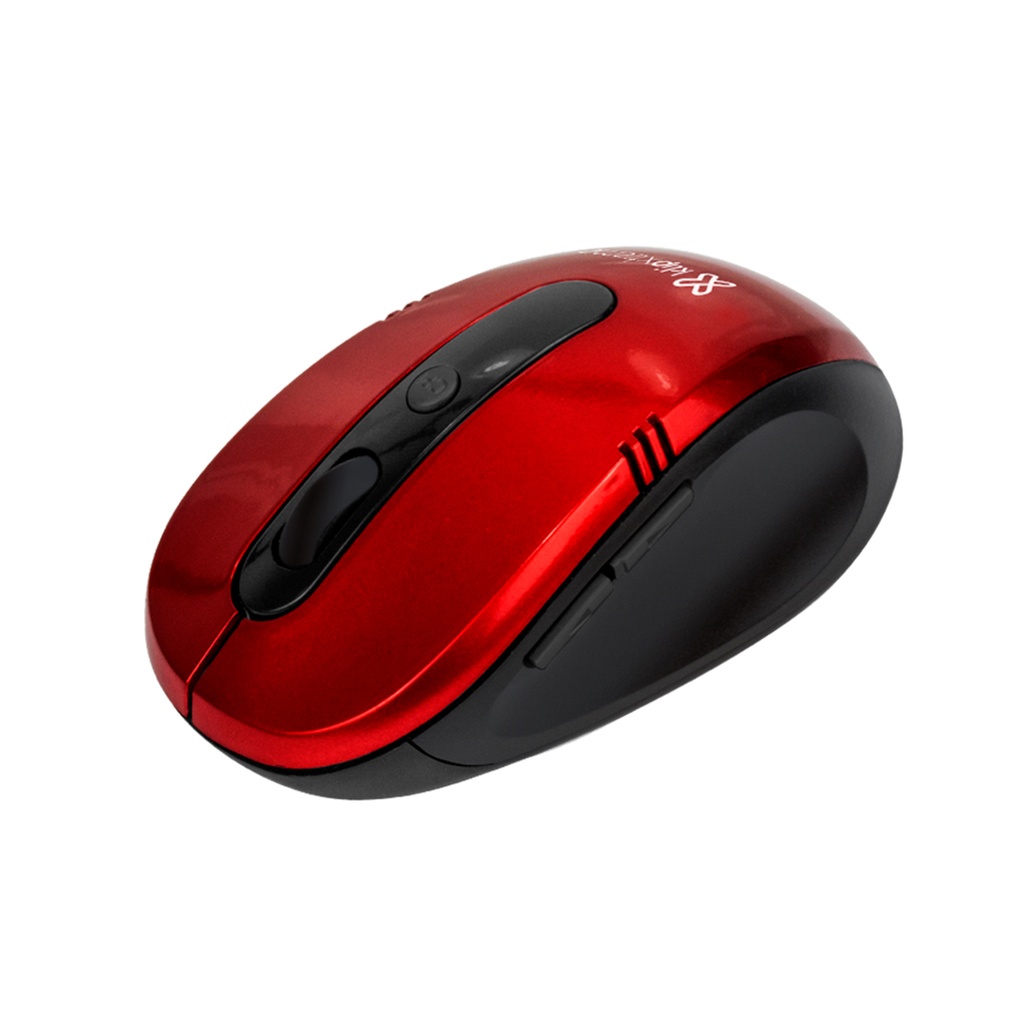 Mouse Klip Xtreme KMW-330 Inalámbrico Conector USB Ergonómico Rojo Vector