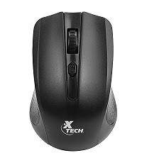 Mouse Xtech XTM-310BK 2.4 GHz inalámbrico 1600 dpi Color Negro