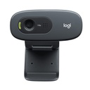 Cámara web Logitech C270 HD cuerpo movible