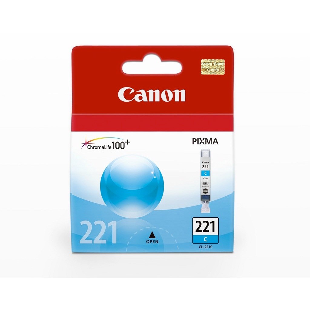 Tinta Canon Cyan (CLI221C) iP3600 MP990 