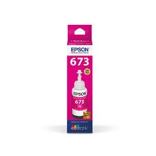 Botella de tinta Epson Magenta (T673) de 70ml. L800 L805 L810 L850 L1800