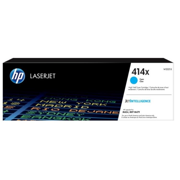 Tóner HP Cyan(414X) Alto rendimiento 454, 479
