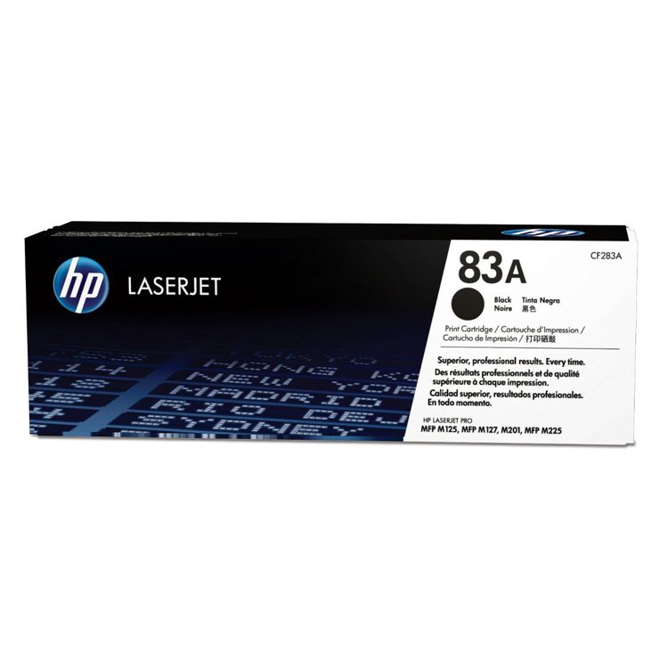 Tóner HP Negro (83A) 125,127,201,225