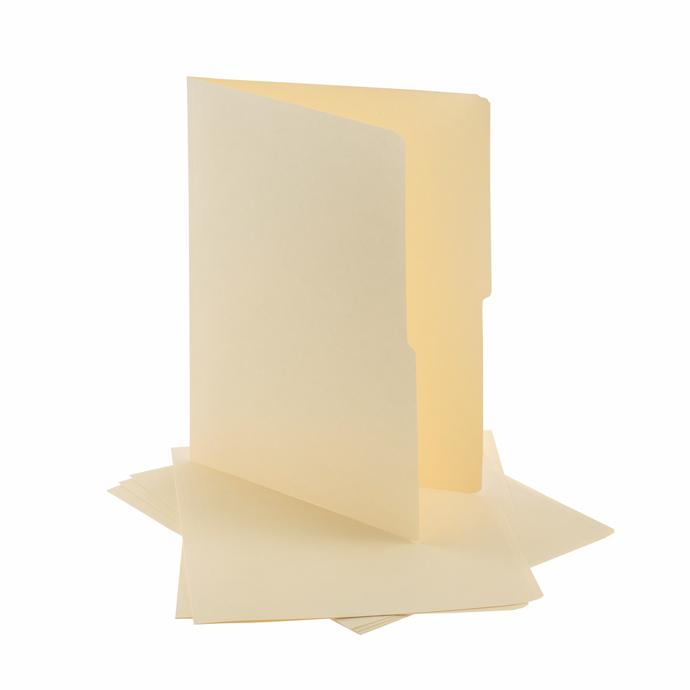 FOLDER MANILA CARTA  PAQUETE 100 UN.