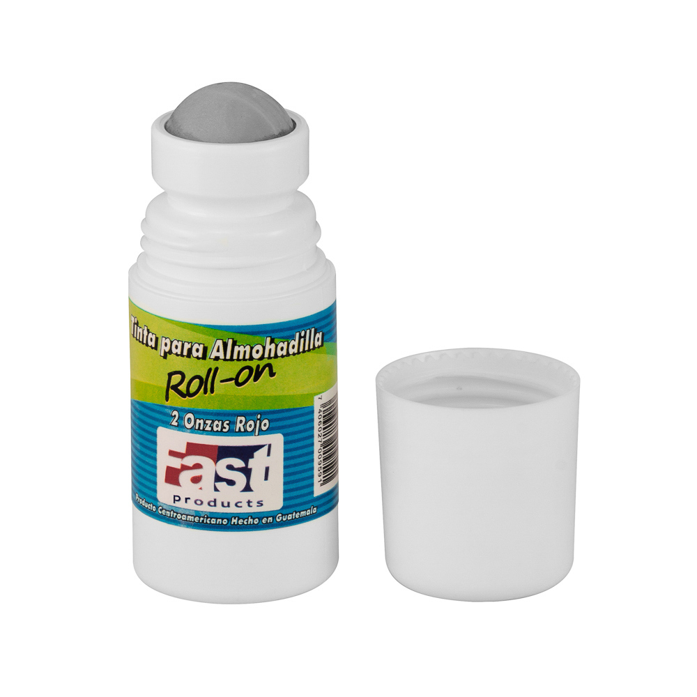 Tinta p/almohadilla Fast Roll On Negro 