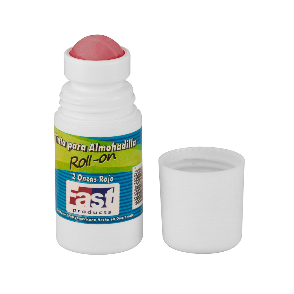 TINTA P/ALMOHADILLA FAST ROLL ON ROJO 