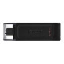 Memoria USB Kingston DataTraveler 70, 64 GB USB-C 3.2 Gen 1 Color Negro