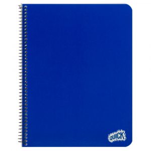 CUADERNO C/ESPIRAL QUICK 150H. T/DURA PLANNER NEON