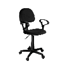 Computer Chair w/ Arm Rest (Black)
