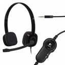 Auriculares Logitech Stereo H151en oreja, cableado 3.5mm