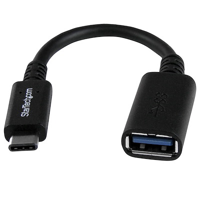 StarTech.com Adaptador USB 3.1 Type-C a A - Conversor USB-C - Adaptador USB - USB-C (M) a USB Tipo A (H) - USB 3.0 - 15.2 cm - negro - para P/N: DK31C3HDPD, DK31C3HDPDUE, HB31C2A2CB, HB31C3A1CS, HB31C3ASDMB, HB31C4AS, PEXUSB311AC3