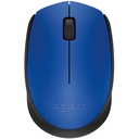 Mouse Inalámbrico para Computadora Logitech M170 color Azul/negro