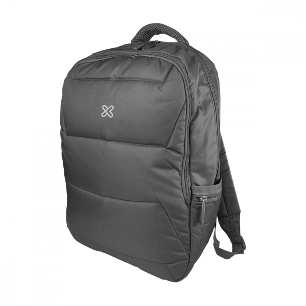 Klip Xtreme - Notebook carrying backpack - 15.6" - 1200D Nylon - Gray - Two Compartments