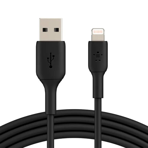 Belkin BOOST CHARGE - Cable Lightning - Lightning (M) a USB (M) - 2 m - negro - para Apple 10.5-inch iPad Pro; 12.9-inch iPad Pro (2nd generation); iPhone 11, 11 Pro, 11 Pro Max, 8, XR, XS, XS Max